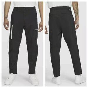 Nike Men's Essential Style Woven Utility Cargo Pants Black Size 34